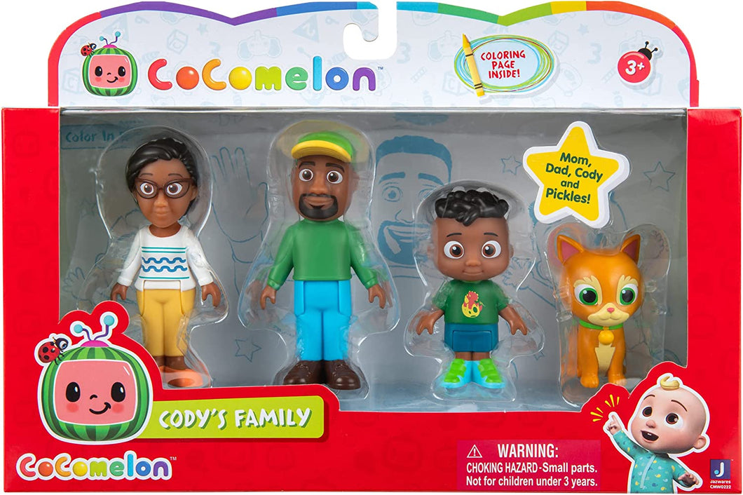 Cocomelon Cody’s Family 4 Figure Pack