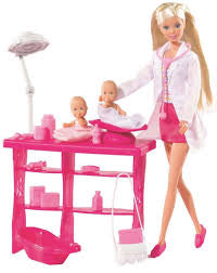 Steffi Love Baby Doctor Doll And Baby Playset
