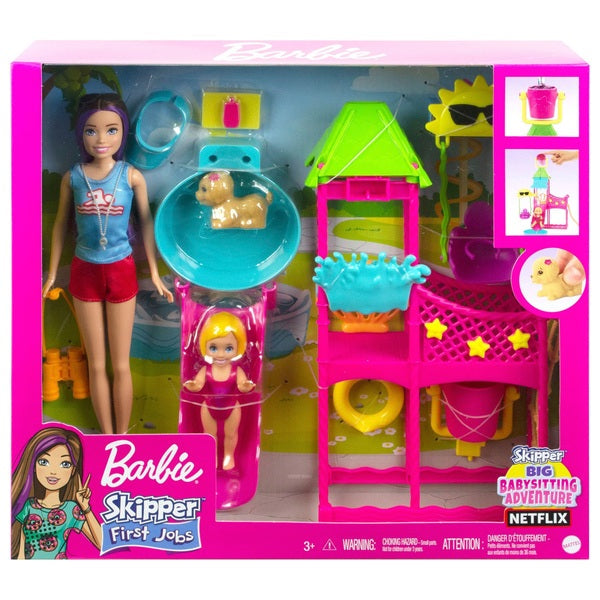 Barbie Skipper Doll First Jobs Adventure Playset