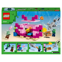 Load image into Gallery viewer, LEGO Minecraft 21247 The Axolotl House Underwater Set
