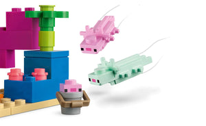 LEGO Minecraft 21247 The Axolotl House Underwater Set
