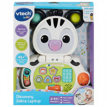 Load image into Gallery viewer, Vtech Discovery Zebra Laptop
