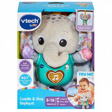 Load image into Gallery viewer, Vtech Cuddle &amp; Sing Elephant
