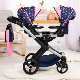 Load image into Gallery viewer, Bayer XEO Twin Dolls Pram/Buggy
