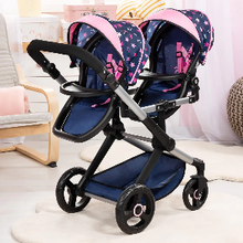 Load image into Gallery viewer, Bayer XEO Twin Dolls Pram/Buggy

