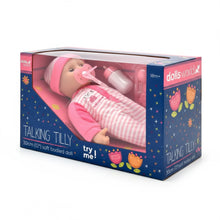 Load image into Gallery viewer, Dollsworld Talking Tilly Soft Bodied Doll 30cm
