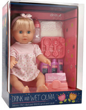 Load image into Gallery viewer, Dollsworld Drink &amp; Wet Olivia 38cm Doll
