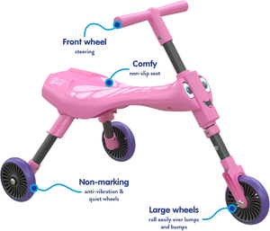Scuttlebug Butterfly 3 Wheeled Tricycle