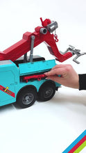 Load image into Gallery viewer, Bruder 03553 Scania Super 560R Recovery &amp; Towing Truck with Light &amp; Sound Module
