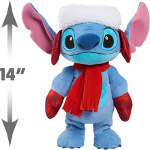 Load image into Gallery viewer, Disney Stitch Holiday Dancing Feature Plush
