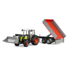 Load image into Gallery viewer, Bruder 02112 Claas Nectis 267F Tractor With Loader And Tipping Trailer
