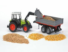 Load image into Gallery viewer, Bruder 02112 Claas Nectis 267F Tractor With Loader And Tipping Trailer
