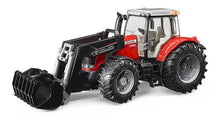 Load image into Gallery viewer, Bruder 03047 Massey Ferguson 7624 With Front Loader
