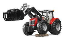 Load image into Gallery viewer, Bruder 03047 Massey Ferguson 7624 With Front Loader
