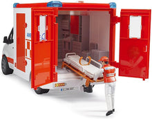 Load image into Gallery viewer, Bruder 02676 MB Sprinter Ambulance With Figure
