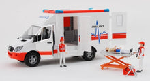Load image into Gallery viewer, Bruder 02676 MB Sprinter Ambulance With Figure
