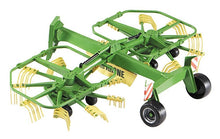 Load image into Gallery viewer, BRUDER 02216 Krone Dual Rotary Swath Windrower Hay Rake - Rotating 1:16

