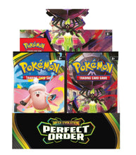 Load image into Gallery viewer, Pokémon Trading Card Game (TCG): Mega Evolution Perfect Order Booster Pack Assortment
