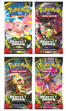 Load image into Gallery viewer, Pokémon Trading Card Game (TCG): Mega Evolution Perfect Order Booster Pack Assortment
