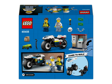 Load image into Gallery viewer, Lego City 60455 Police Motorcycle Chase
