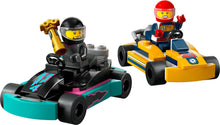 Load image into Gallery viewer, Lego City 60400 Go-Karts and Race Drivers
