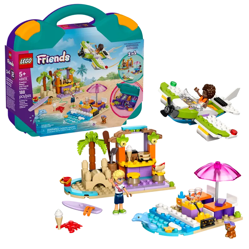 Lego 42672 Creative Beach & Travel Suitcase