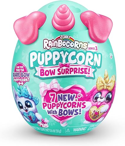 Rainbocorns Puppy corn Bow Surprise
