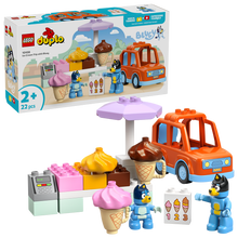 Load image into Gallery viewer, Lego Duplo 10458 Ice Cream Trip with Bluey
