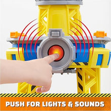 Load image into Gallery viewer, Paw Patrol Rubble &amp; Crew Bark Yard Crane Tower Set
