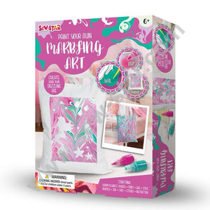 Paint your own Marbling Art Dazzling Bag