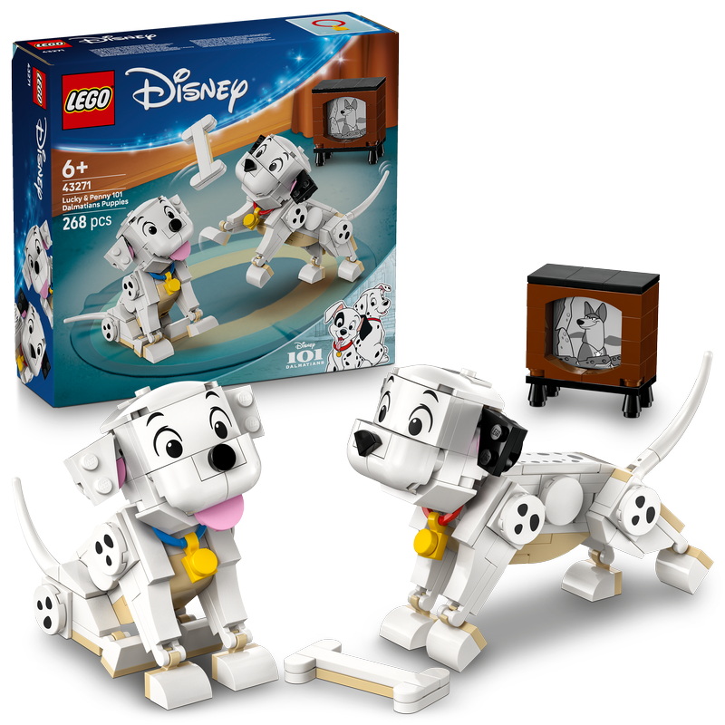 Lego Disney 43271 Lucky & Penny 101 Dalmations Puppies