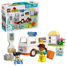 Load image into Gallery viewer, Lego Duplo 10447 Ambulance &amp; Driver
