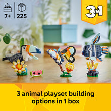 Load image into Gallery viewer, Lego Creator 31173 Wild Animals: Tropical Toucan
