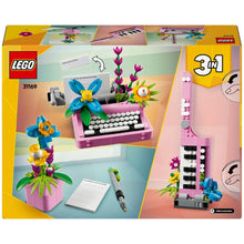 Load image into Gallery viewer, Lego Creator 31169 3in1 Typewriter with Flowers
