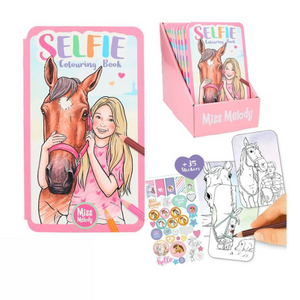 Miss Melody Selfie Colouring Book