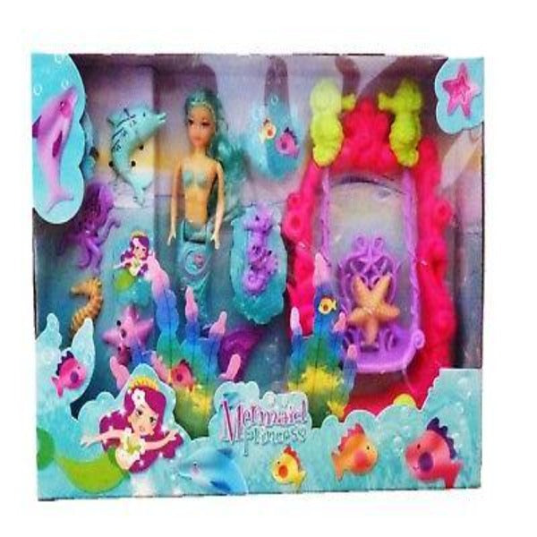 Mermaid Princess Playset with Swing