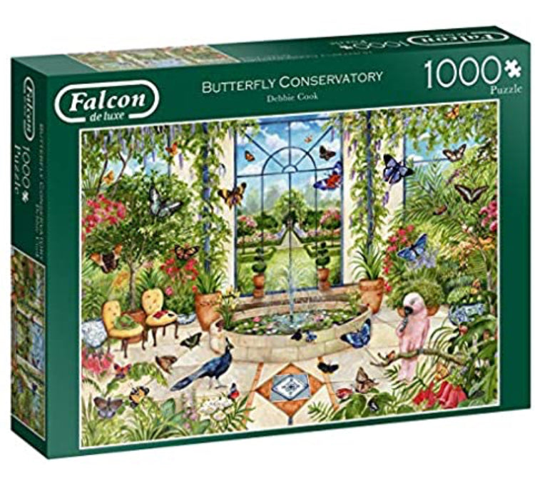 Falcon Butterfly Conservatory 1000 Piece Jigsaw