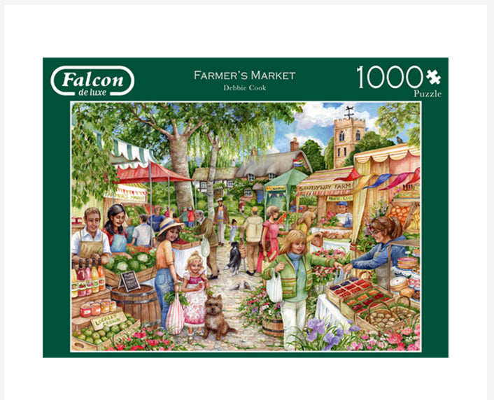Falcon Farmer's Market 1000 Piece Jigsaw