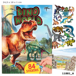 Dino World 84 Sticker Book