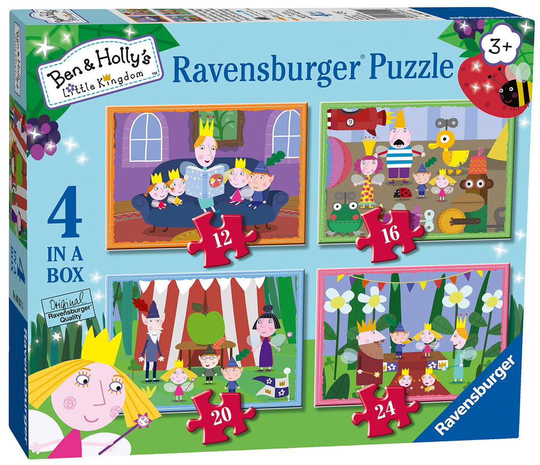Ravensburger Ben & Holly’s Little Kingdom 4 in a Box Puzzles