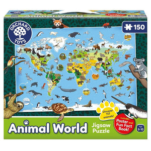 Animal World 150 Piece Jigsaw Puzzle