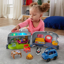 Load image into Gallery viewer, Fisher Price Little People Light - Up Learning Camper
