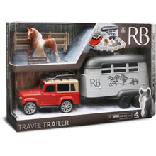 Load image into Gallery viewer, Royal Breeds Travel Trailer with 2 Horses
