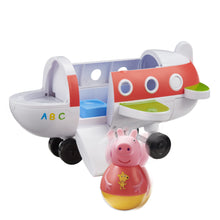 Load image into Gallery viewer, Peppa Weebles Push Along Wobbily Plane
