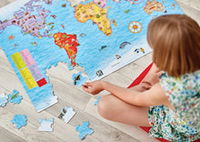Load image into Gallery viewer, World Map 150 Piece Jigsaw Puzzle
