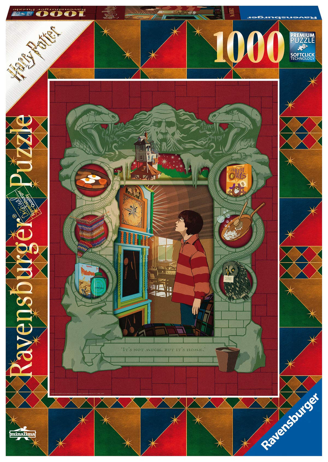Ravensburger Harry Potter At Home With The Weasley Family 1000 Piece Jigsaw Puzzle