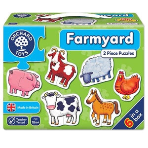 FarmYard 2 Piece Puzzle