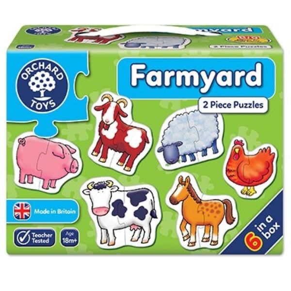 FarmYard 2 Piece Puzzle