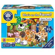 Load image into Gallery viewer, Who’s on the Farm Jigsaw Puzzle
