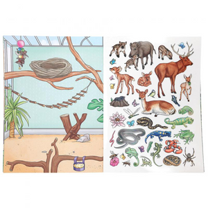 Create Your Animal World 236 Sticker Book